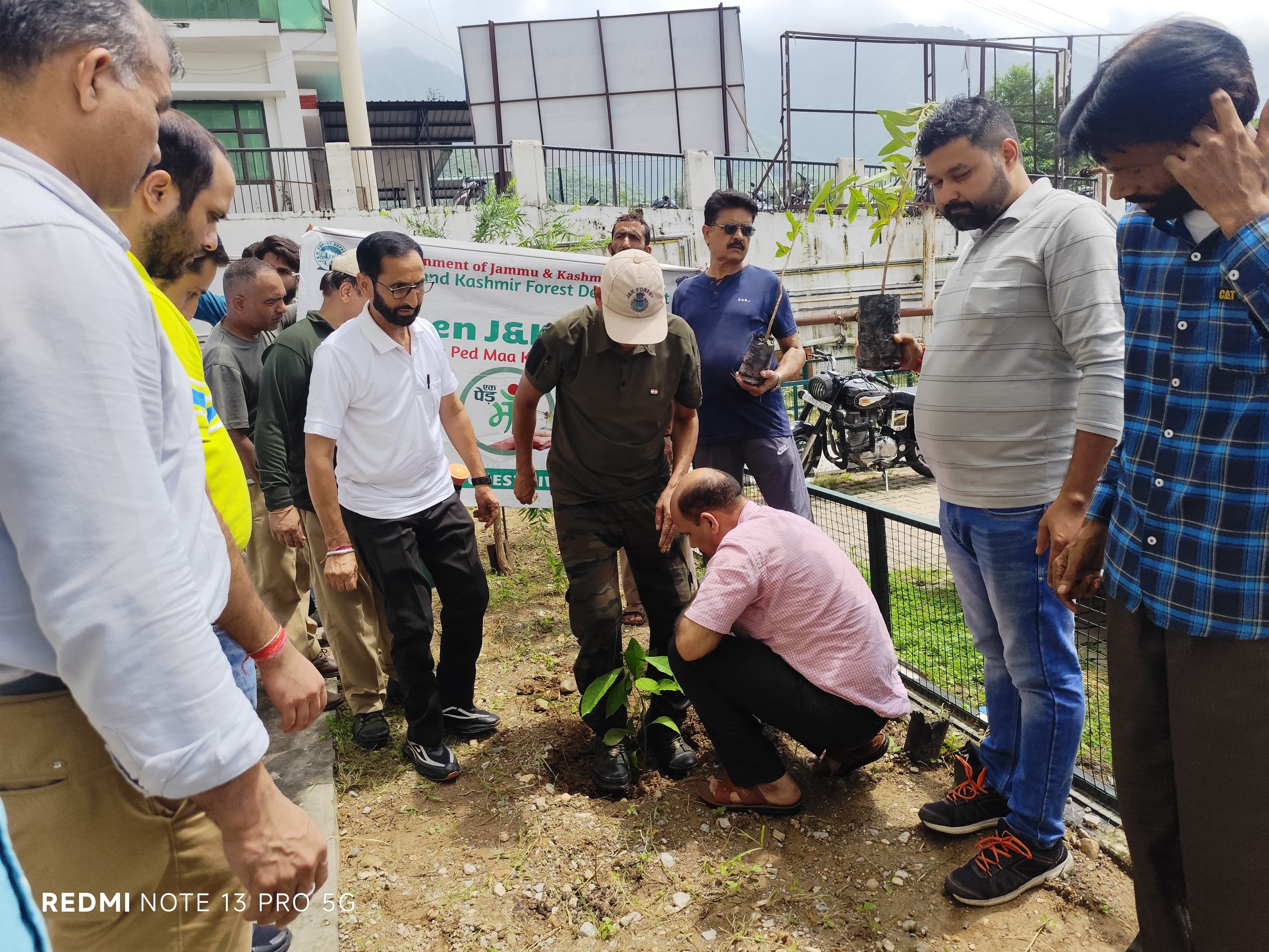 TREE PLANTATION DRIVE HELD UNDER “EK PED MAA KE NAAM” CAMPAIGN